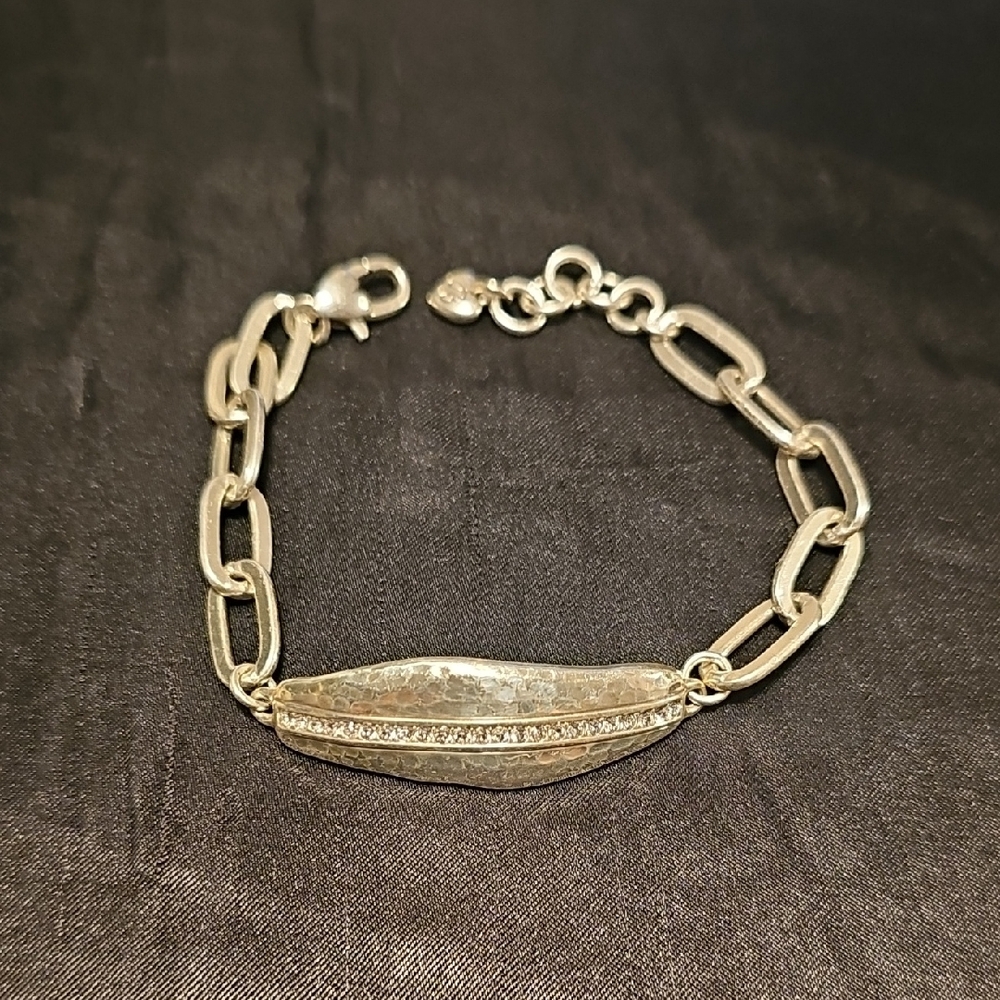 Brighton Bilbao Silver Chain Link Bracelet